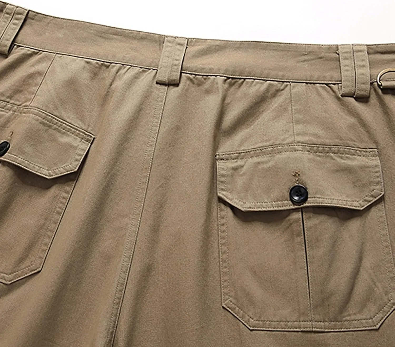 GIERIDUC Men's Wide Leg Flare Sweatpants Work Pants for Men Cargo Pocket Mens Gabardine Dress Pants Essential Jogging Pants