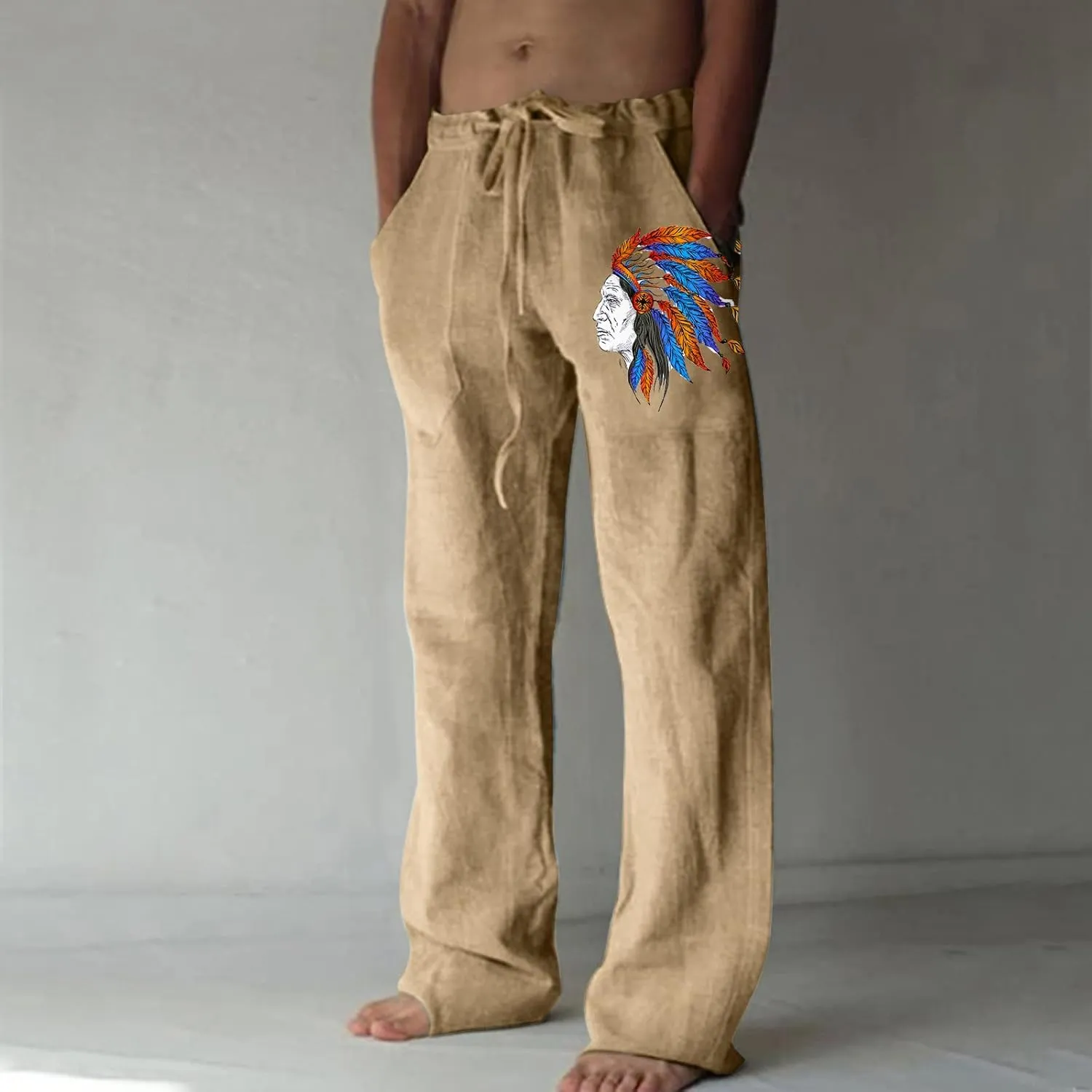 GIERIDUC Straight Leg Cargo Pants for Mens Loose Fit Corduroy Pants Mens Casual Chino Pants for Men Tarjetas Personalizadas