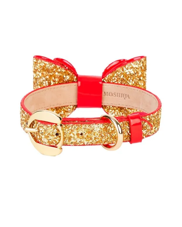 Gold Glam Dog Collar