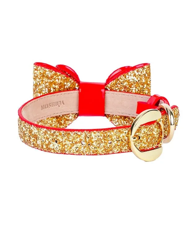 Gold Glam Dog Collar
