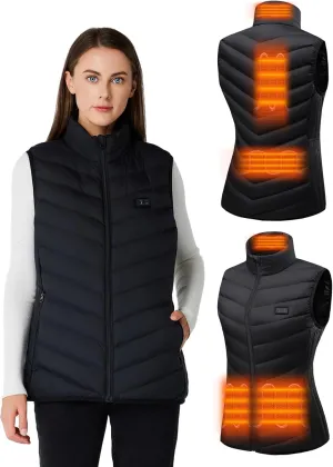 Heated Vest for Women, Lightweight Electric Heating Jacket Vests, Battery Pack not Included.