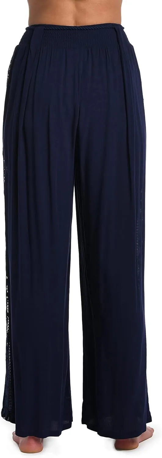 La Blanca Women's Standard Palazzo Pant Swimsuit Cover Up