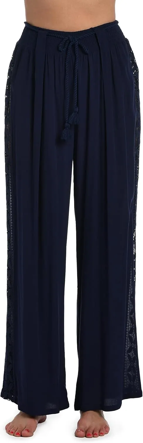 La Blanca Women's Standard Palazzo Pant Swimsuit Cover Up