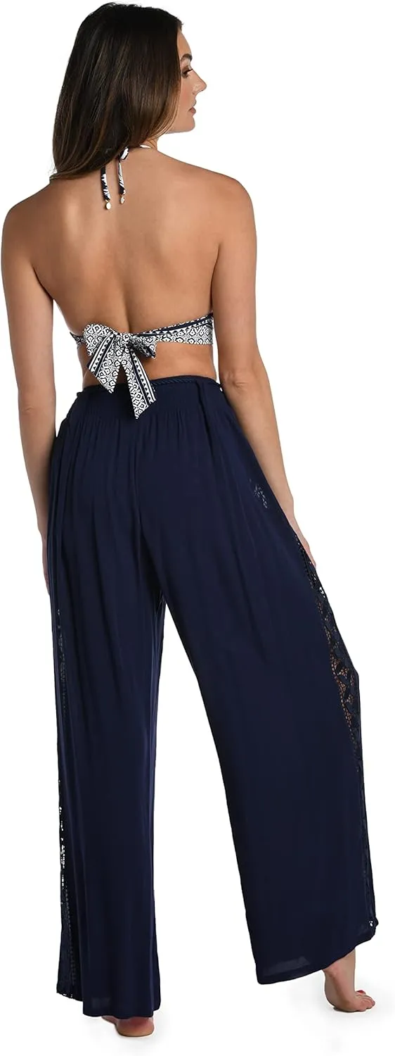 La Blanca Women's Standard Palazzo Pant Swimsuit Cover Up