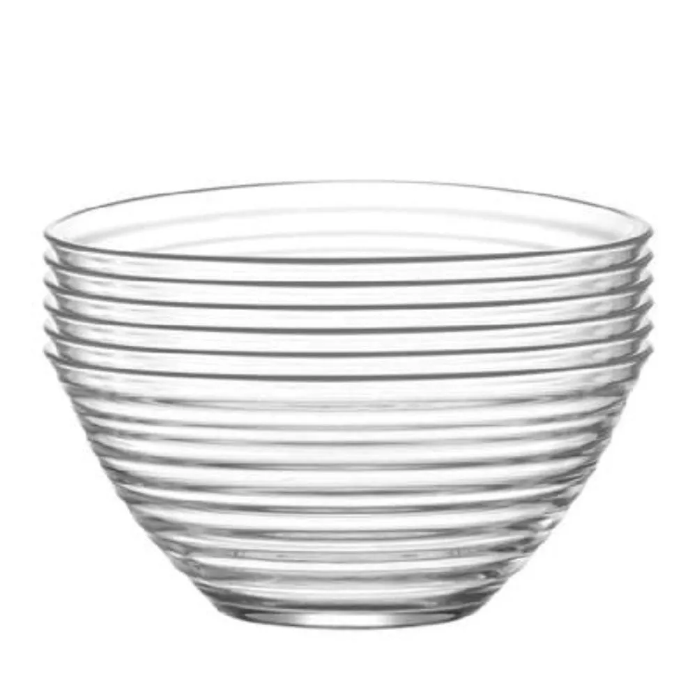LAV Derin Glass Round Serving Bowl, Set of 6, 10.25 oz.