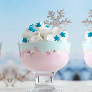 Lav Destina Elegant Ice Cream Sundae Glass Bowl Set of 6, 9.75 oz