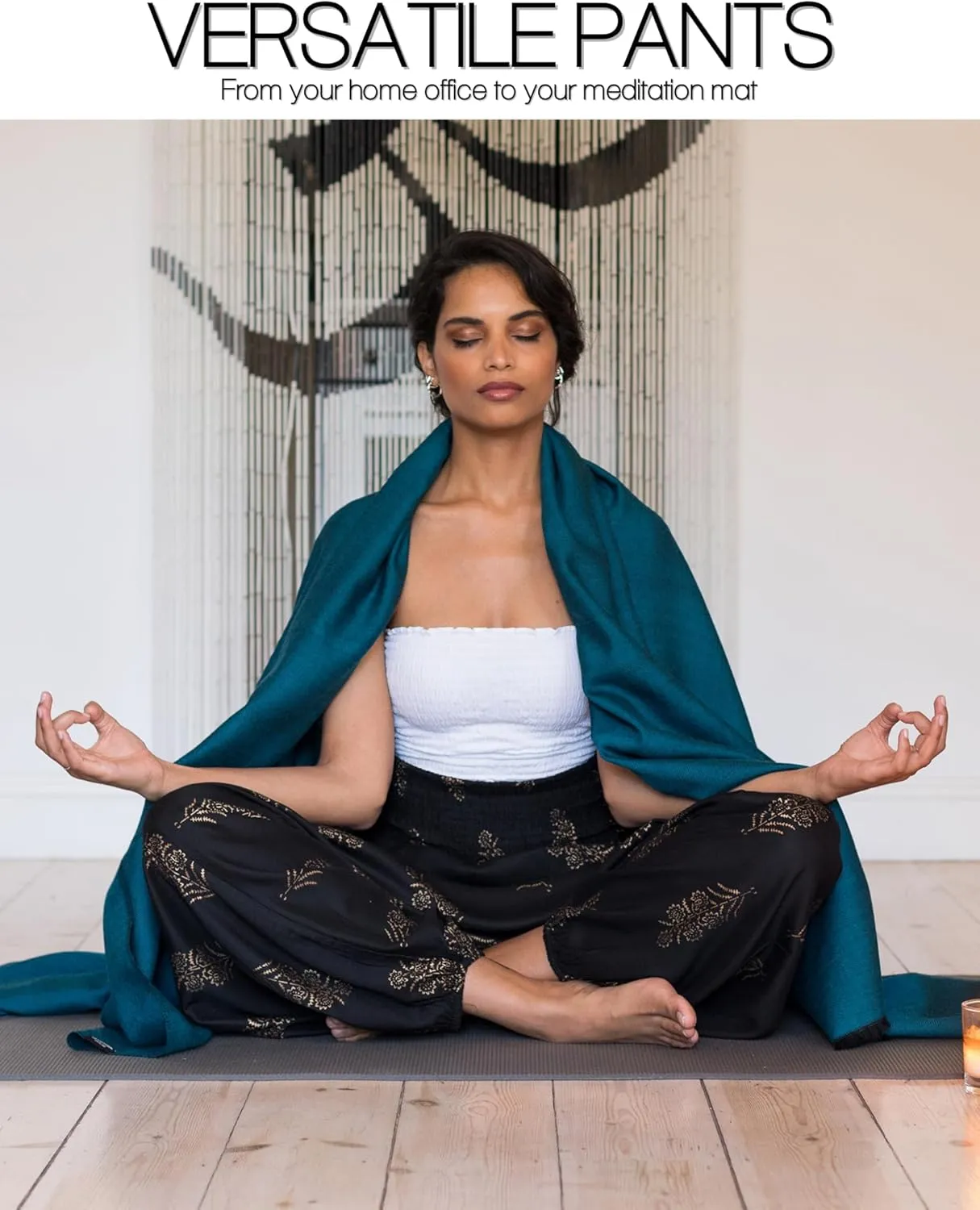 likemary Harem Pants Women - Boho Pants Pull Up into Jumpsuit with Pockets - 2-in-1 Hippie Pants and Romper Jumper Outfit