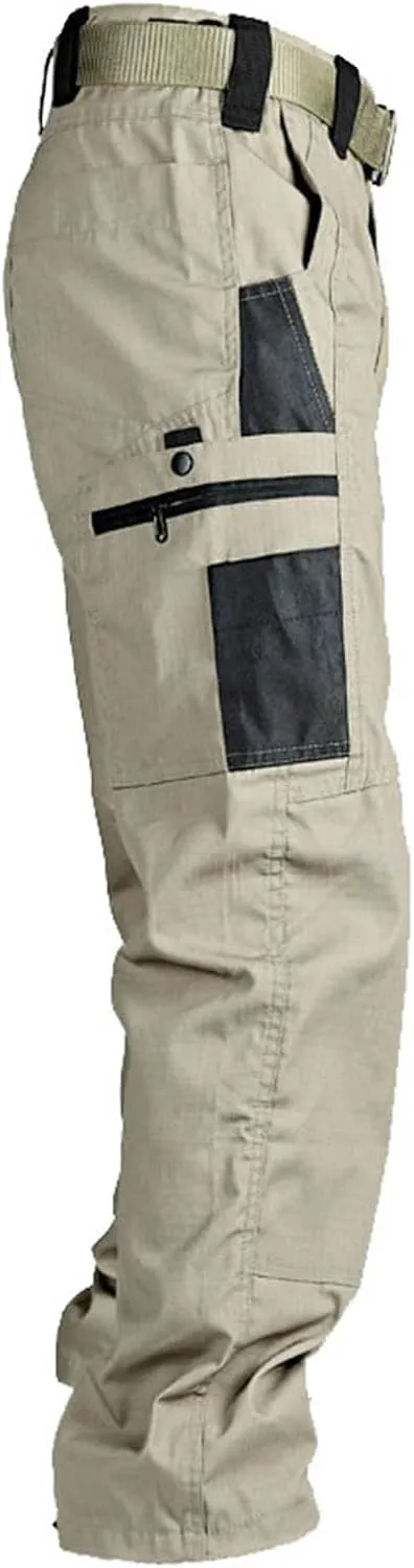 Lounge Cotton Cargo Pants for Men Baggy Tactical Combat Work Pants 2025 Spring Fashion Outdoor Trousers with Pockets