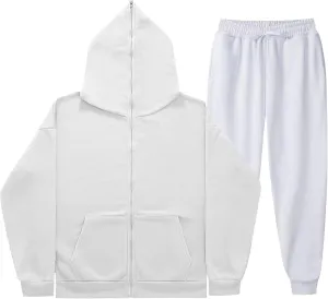 Lounge Sets for Women 2024 Long Sleeve V Neck Y2K Half Zip 2 Piece Fashion 2024 Trendy Pajamas Sets