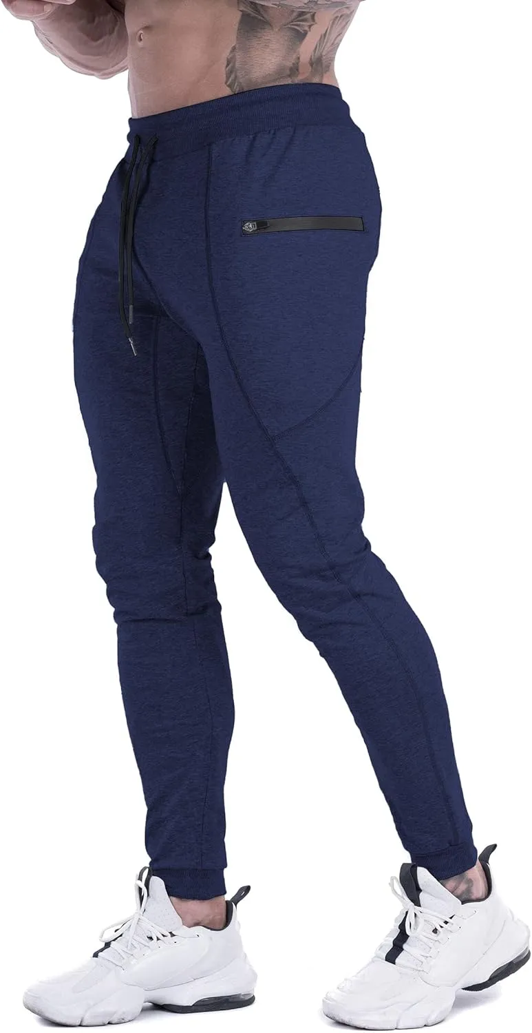 MAIKANONG Mens Slim Joggers Tapered Sweatpants Gym Workout Pants for Running Athletic Casual