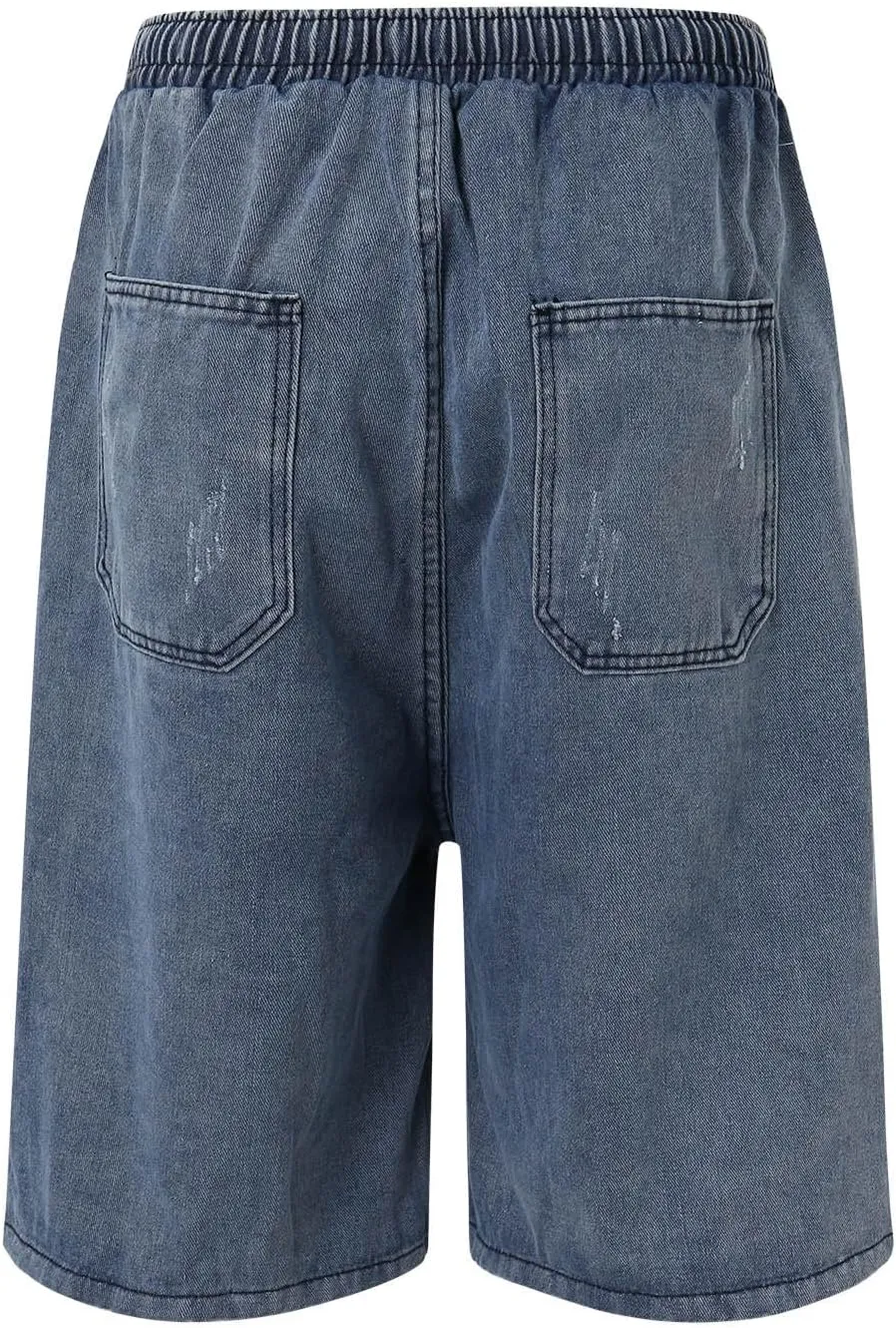 Men Baggy Denim Jorts Y2K Grunge Loose Fit Hip Hop Jean Shorts Summer Casual Short Jeans Streetwear Clothes