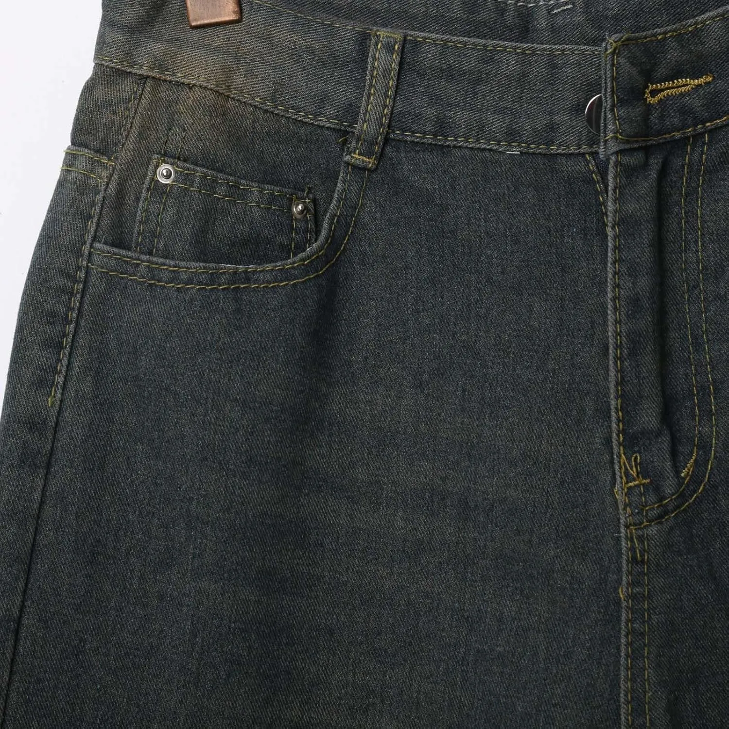 Men Baggy Denim Jorts Y2K Loose Hip Hop Jean Shorts Wide Leg Short Jeans Trendy Outfits