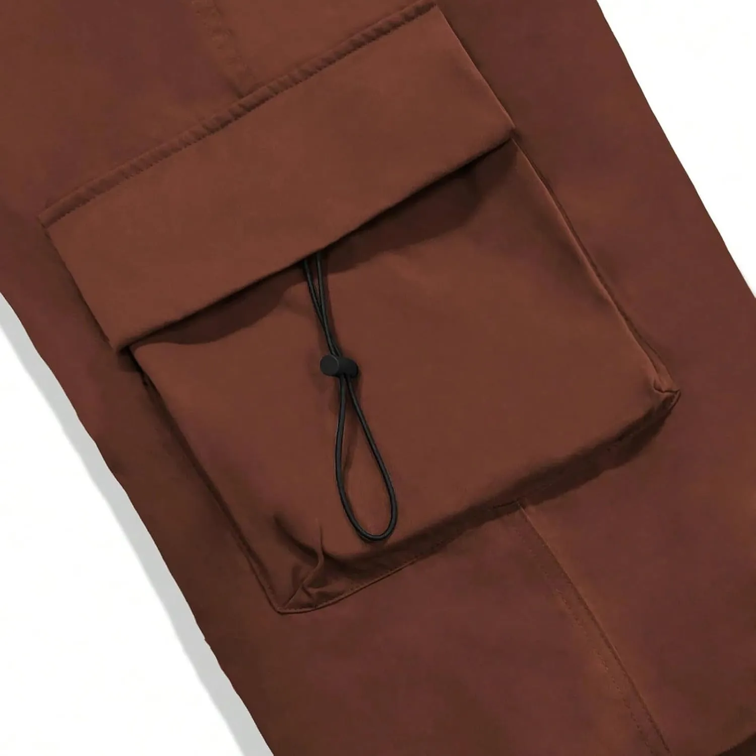 Mens Cargo Pants Loose Fit Casual Joggers Drawstring Waist Cargo Chino Pant with Pockets