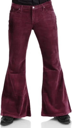 Men's Corduroy Vintage Bell Bottom Pants 70s,Disco Stretchy Flared Pants Fit 60s 70s Outfits for Men,Mens Bell Bottom Jeans.