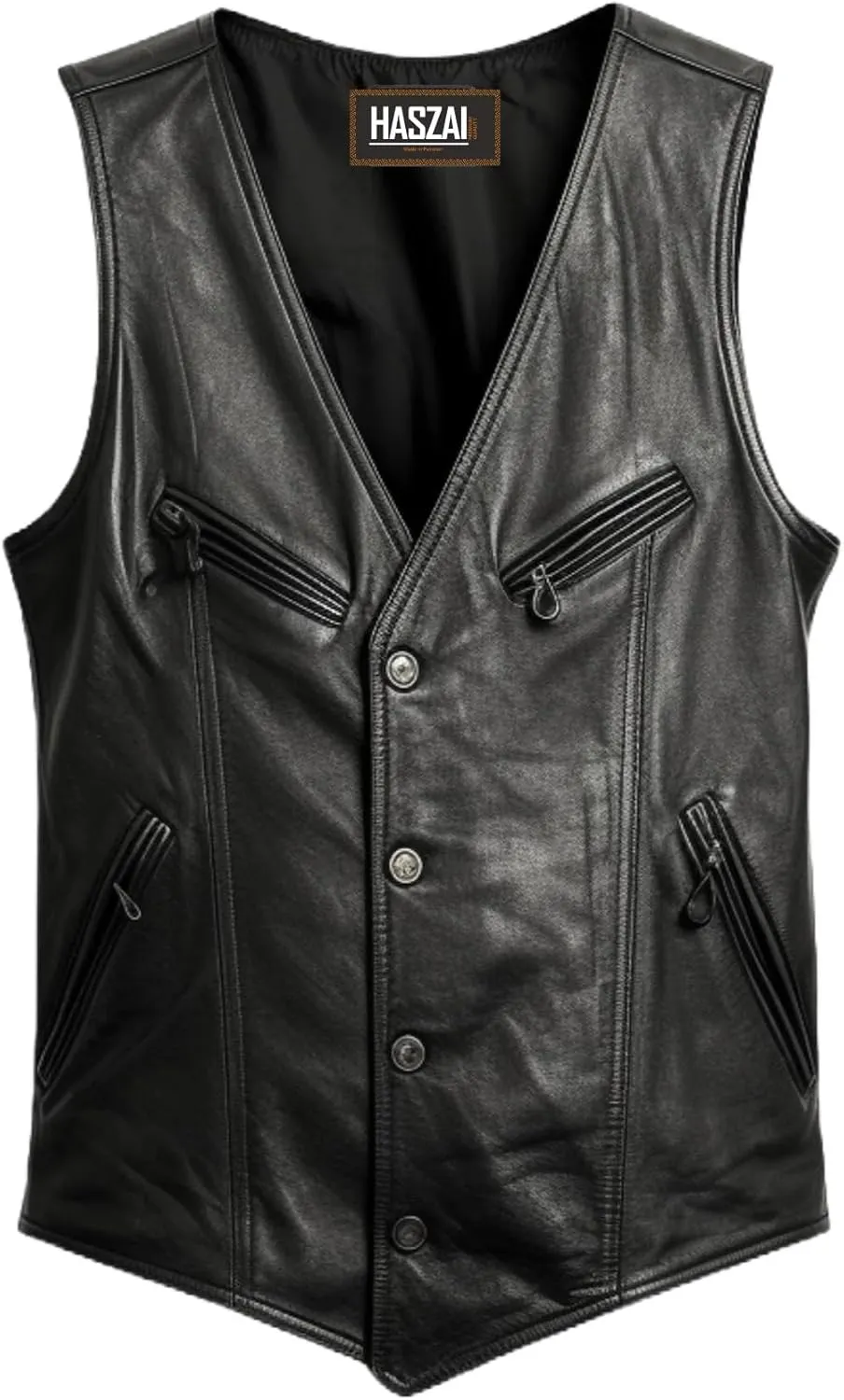 Mens Leather Vintage Vests, Club Leather Vest for Mens, Cowboy Leather Vests Western style