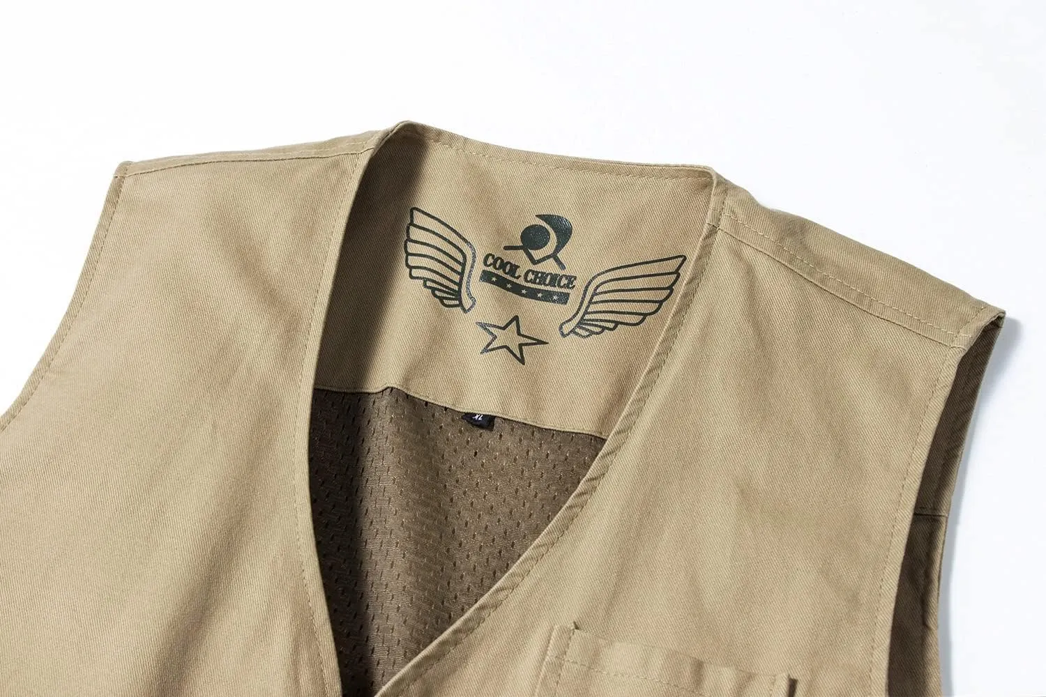 Men's Lightweight Casual Vest Outdoor Cotton Vest Breathable Multi-Pocket Waistcoat Fishing Safari Travel Vests
