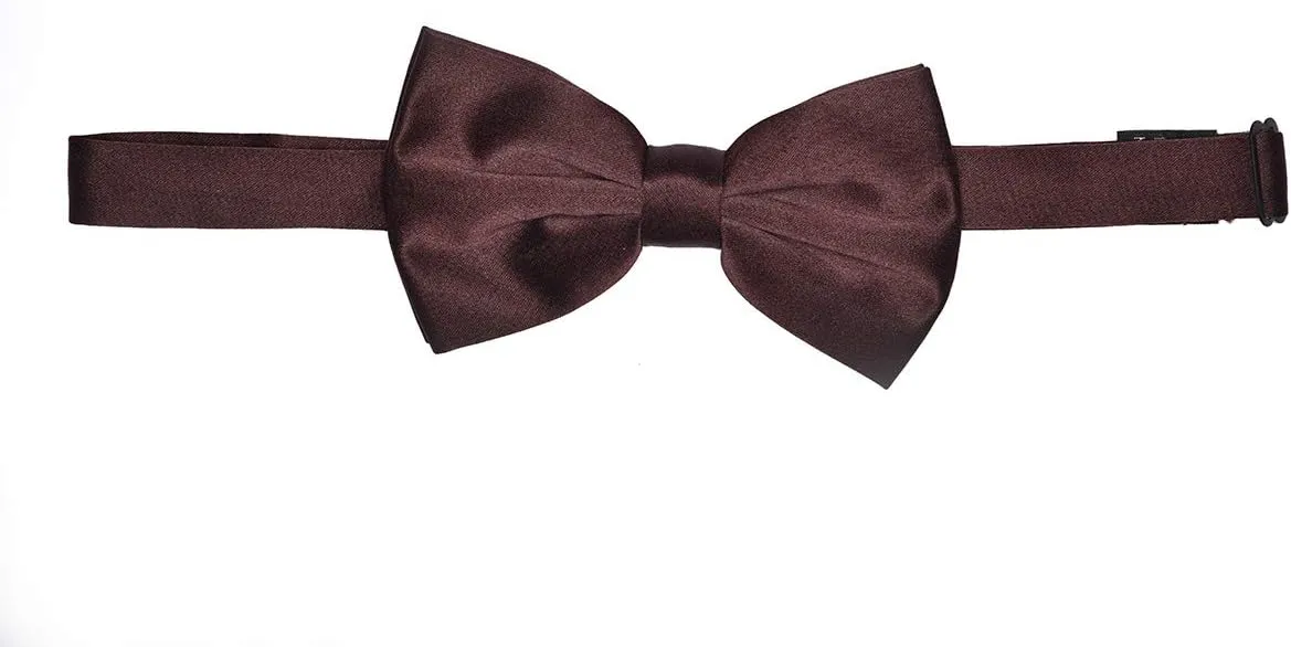 Men's Premium Solid Vest - Necktie  Bow Tie - Pocket Square 4 Piece Set for Suits & Tuxedos