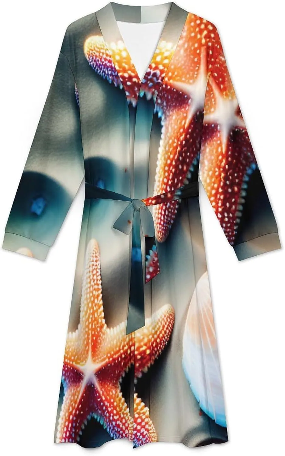Mens Robe Lightweight Bathrobe Shawl Collar Kimono Sleepwear Loungewear House Robes Nightshirt