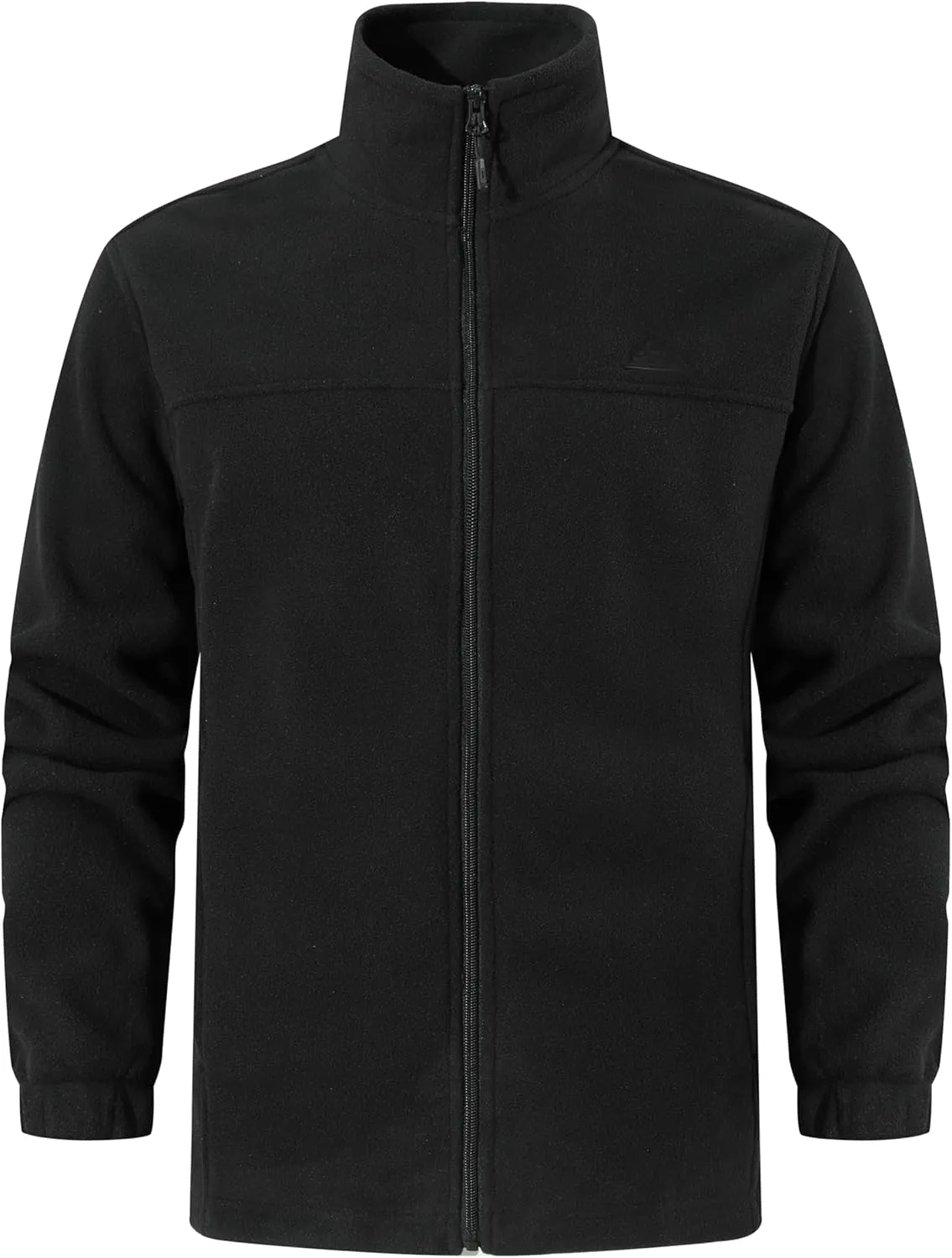Men's Soft Polar Fleece Jacket with Pockets Lightweight Outdoor Recreation Full Zip Coat