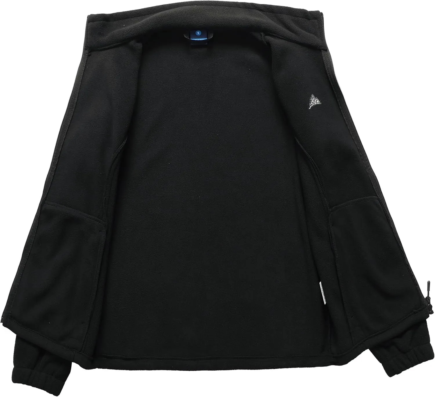 Men's Soft Polar Fleece Jacket with Pockets Lightweight Outdoor Recreation Full Zip Coat