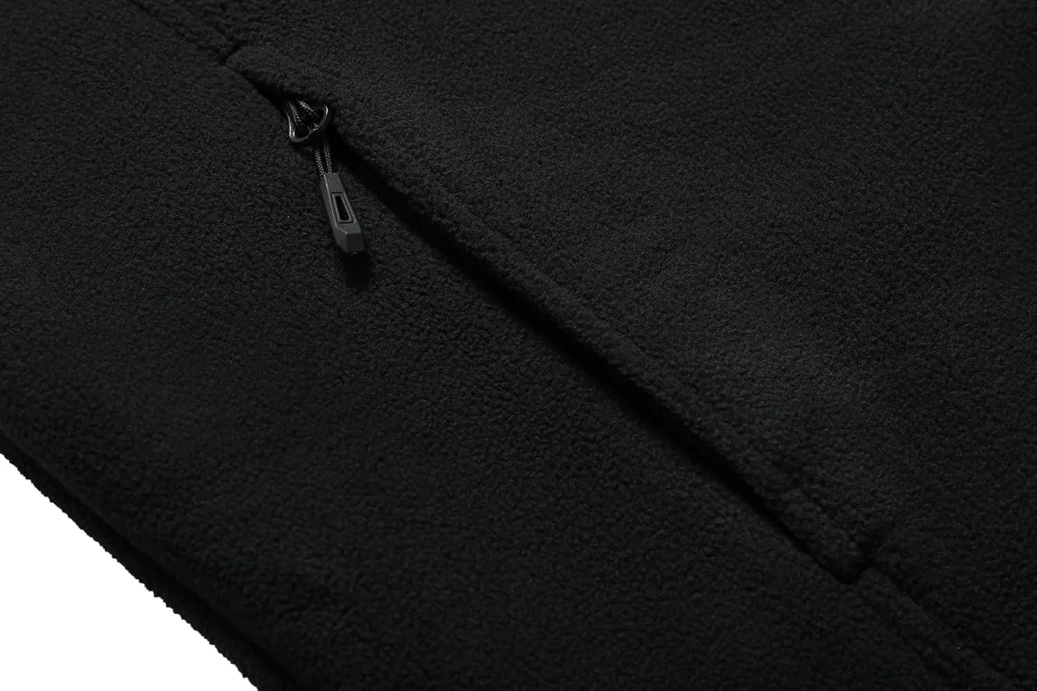 Men's Soft Polar Fleece Jacket with Pockets Lightweight Outdoor Recreation Full Zip Coat