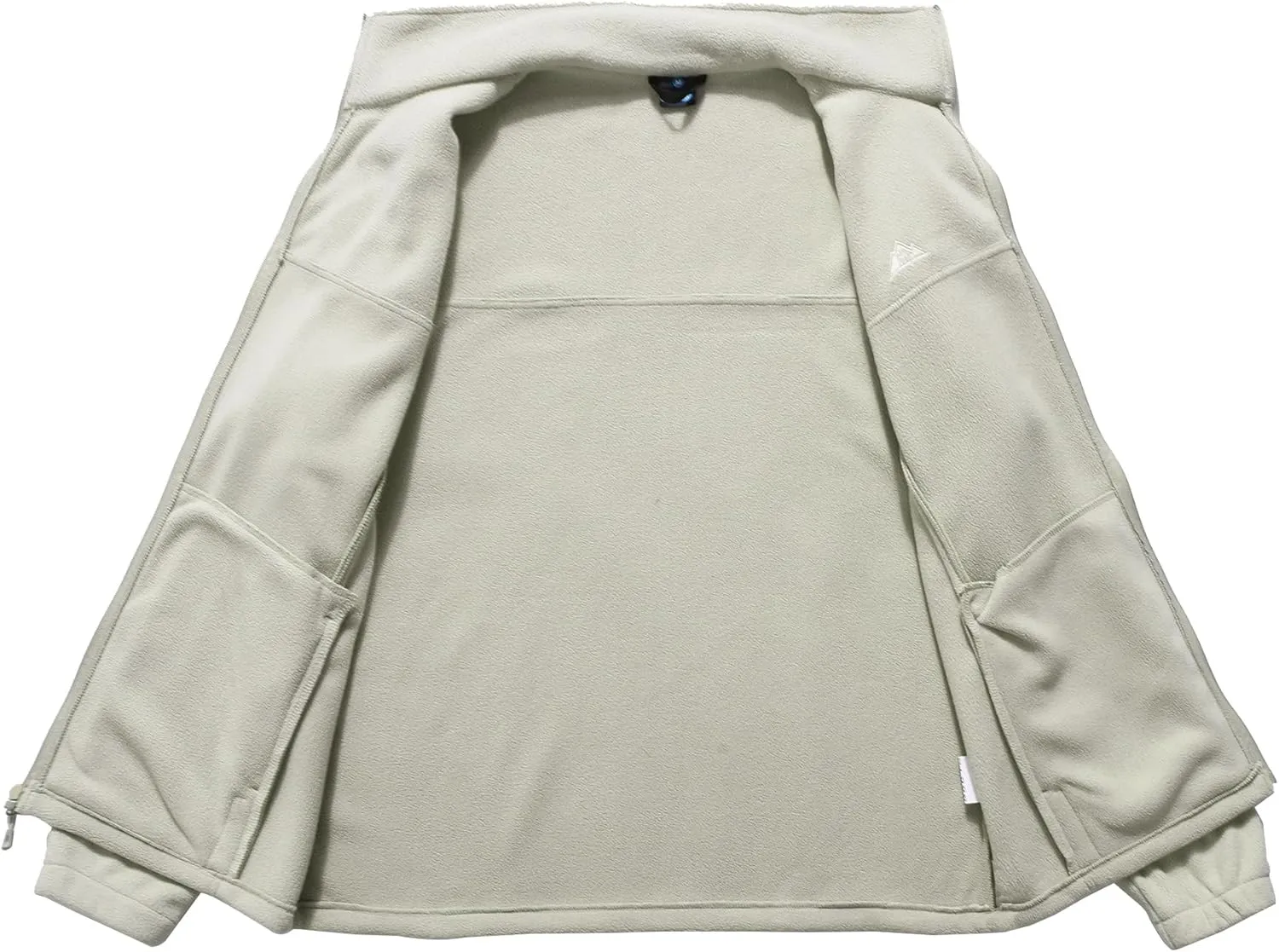 Men's Soft Polar Fleece Jacket with Pockets Lightweight Outdoor Recreation Full Zip Coat