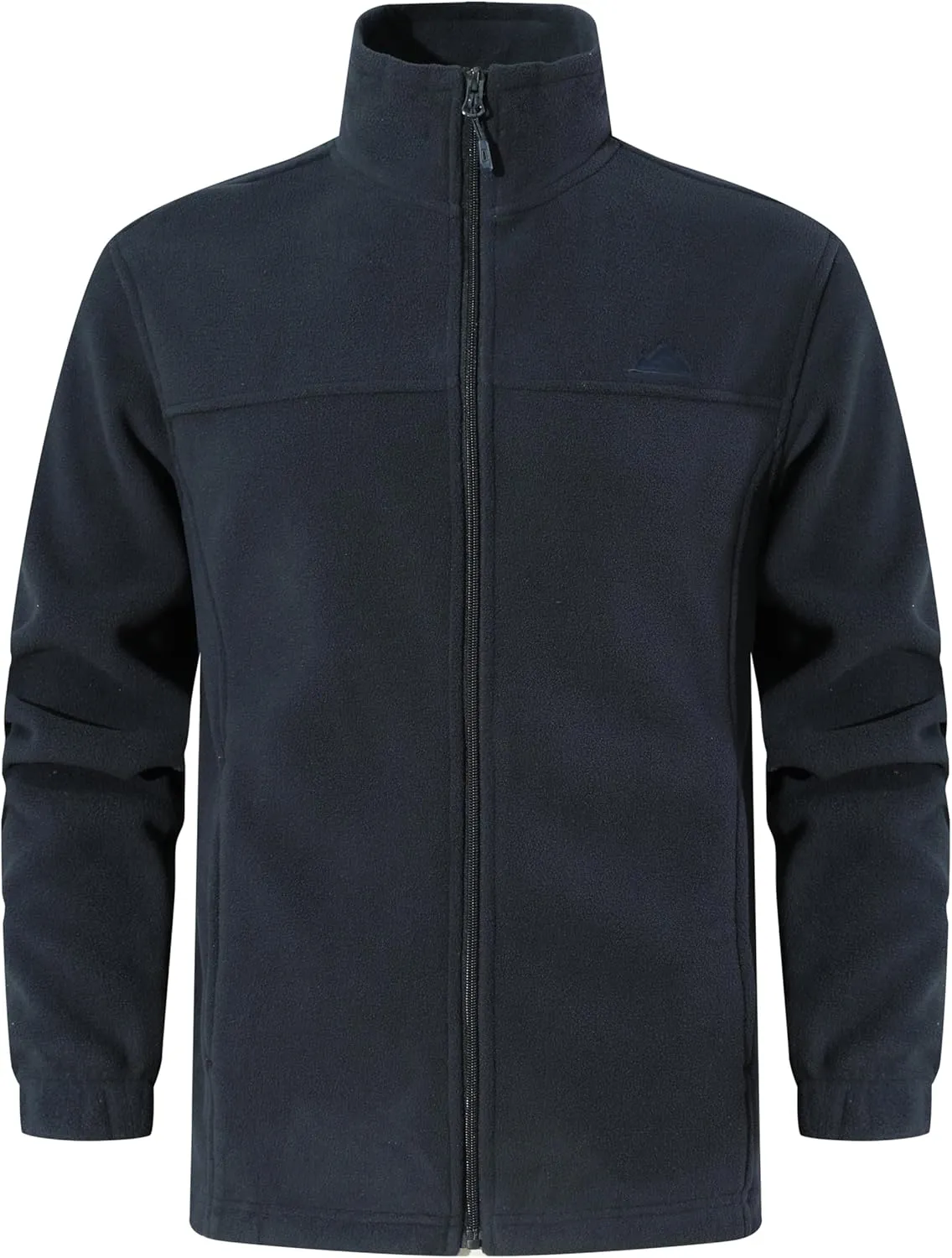 Men's Soft Polar Fleece Jacket with Pockets Lightweight Outdoor Recreation Full Zip Coat