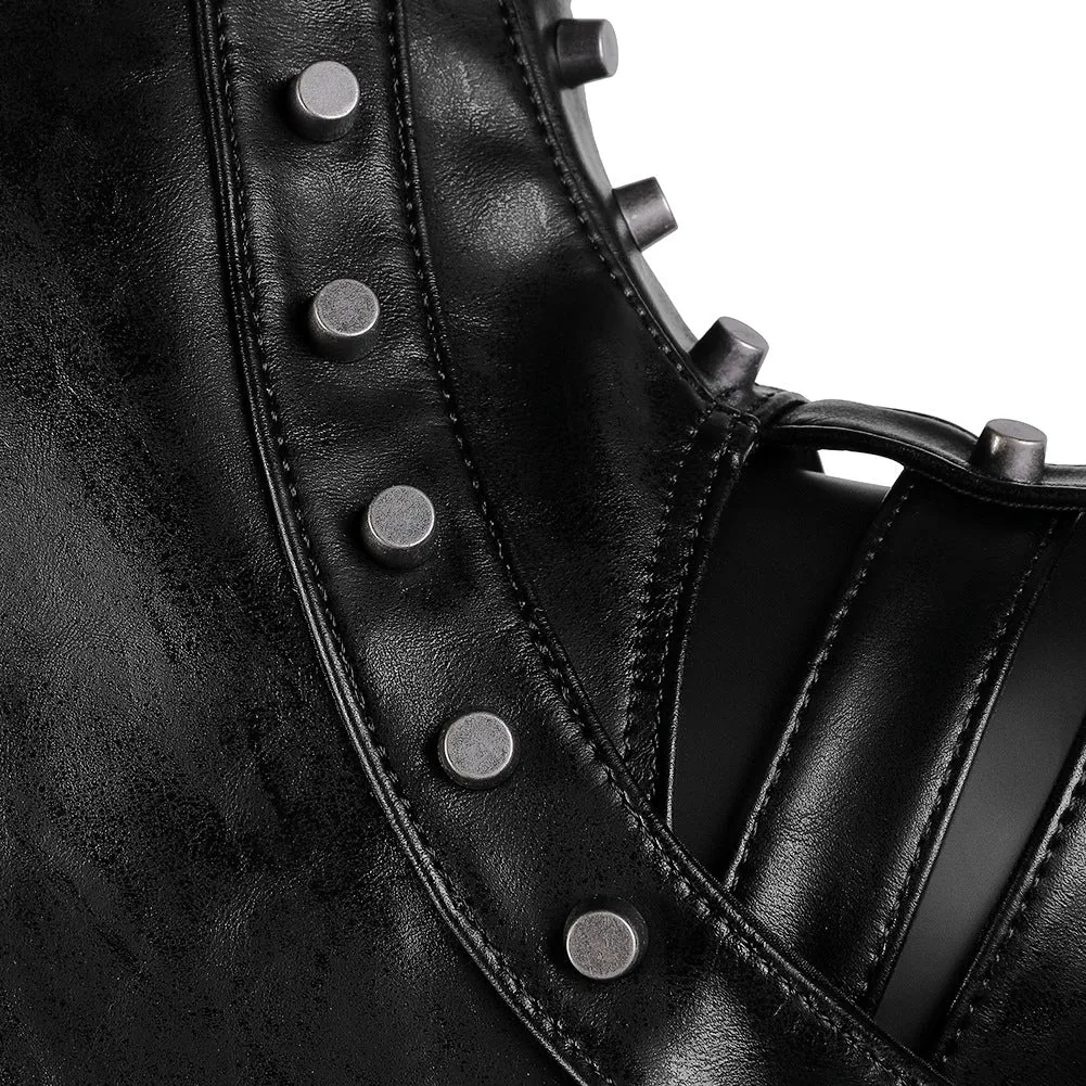 Men's Steampunk Leather Body Harness Leather Harness Halloween Accessories
