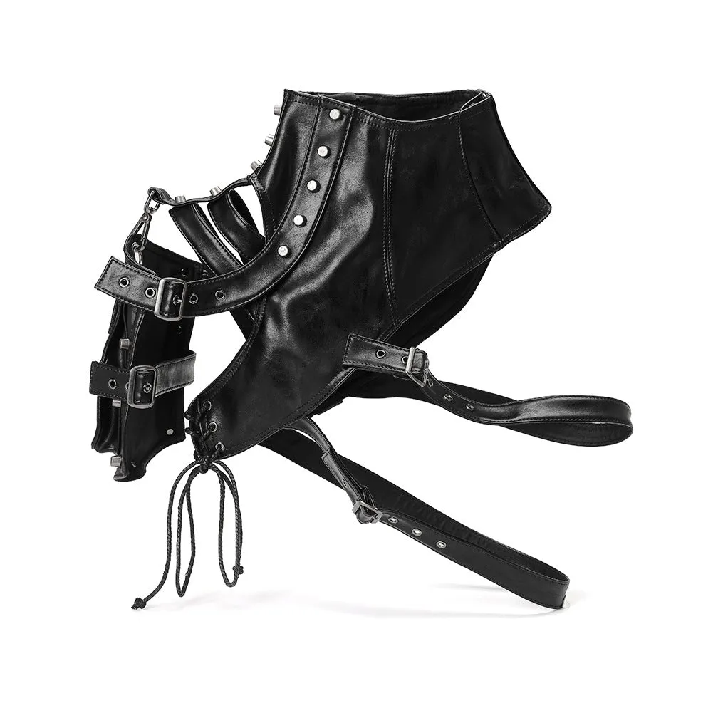 Men's Steampunk Leather Body Harness Leather Harness Halloween Accessories