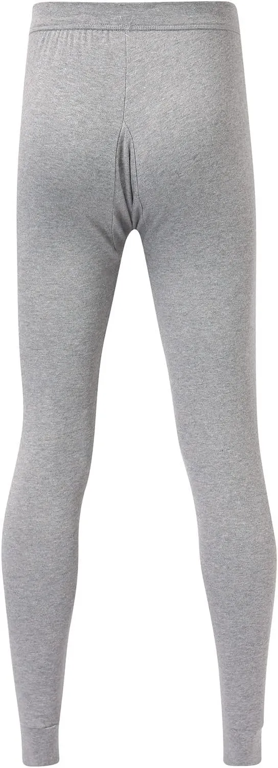 Mens Thermal Underwear Pants Lightweight Long Johns Bottoms Elastic Waist Thermal Leggings for Men Cold Weather