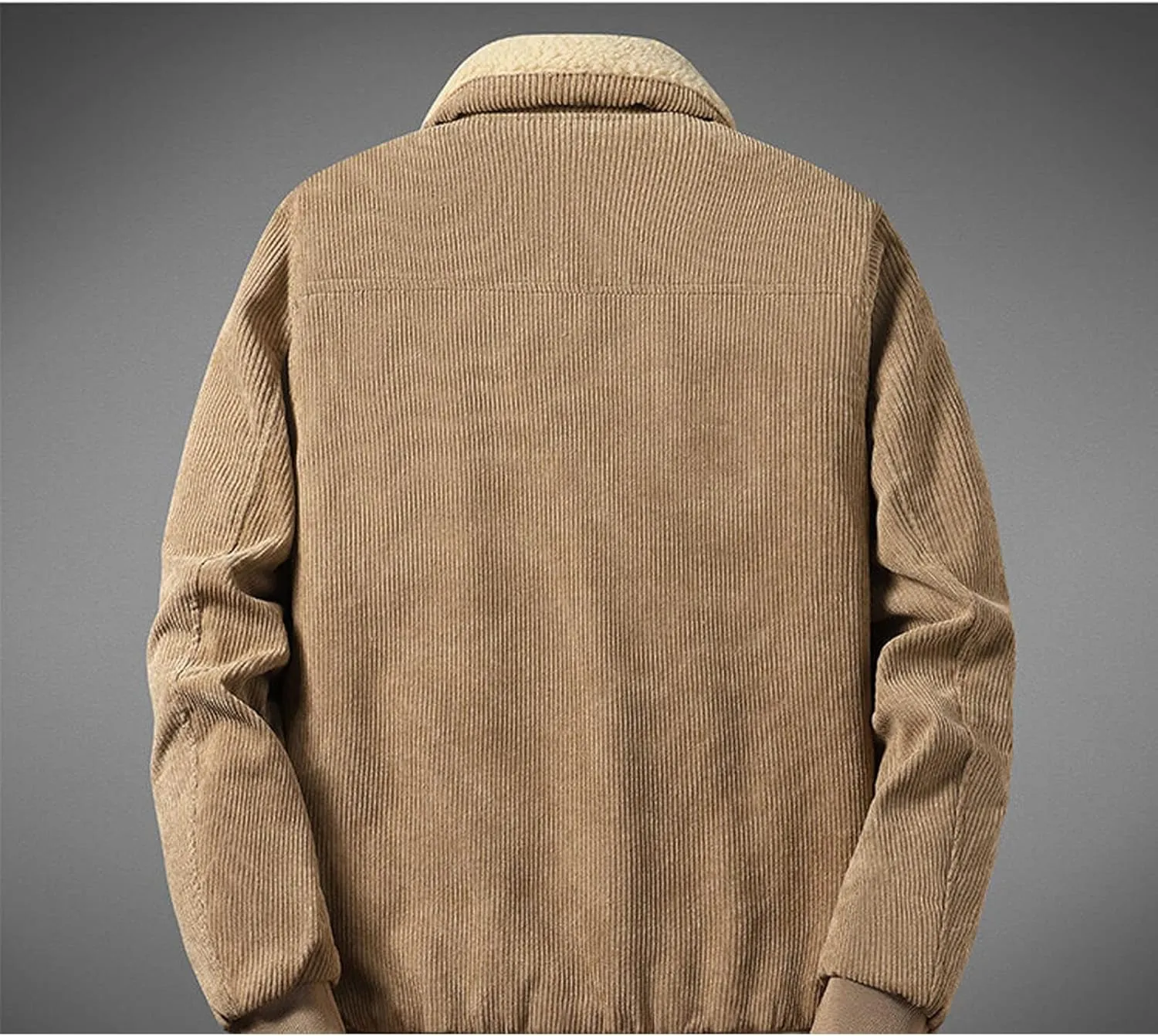 Men's Winter Casual Jacket Men's Winter Cashmere Coat Men's Cashmere Thickened Jacket Cotton Padded Jacket