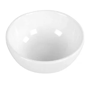 Mirakii White Porcelain Bowl Set 100ml, Microwave & Dishwasher Safe for Serving on Dinning, Kitchen Decoration, Curry, Pasta, Salad, Cereal, Soup, Sauce, Chutney, Pickle/Achar (2)