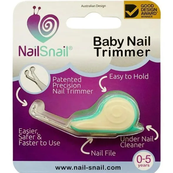 Nail Snail - Baby Nail Trimmer - Turquoise Blue