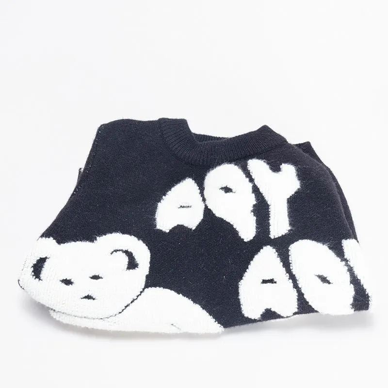 Pet Fashion Brand Sweater- Small Dog -Cute Cat Dog Clothes- Autumn and Winter