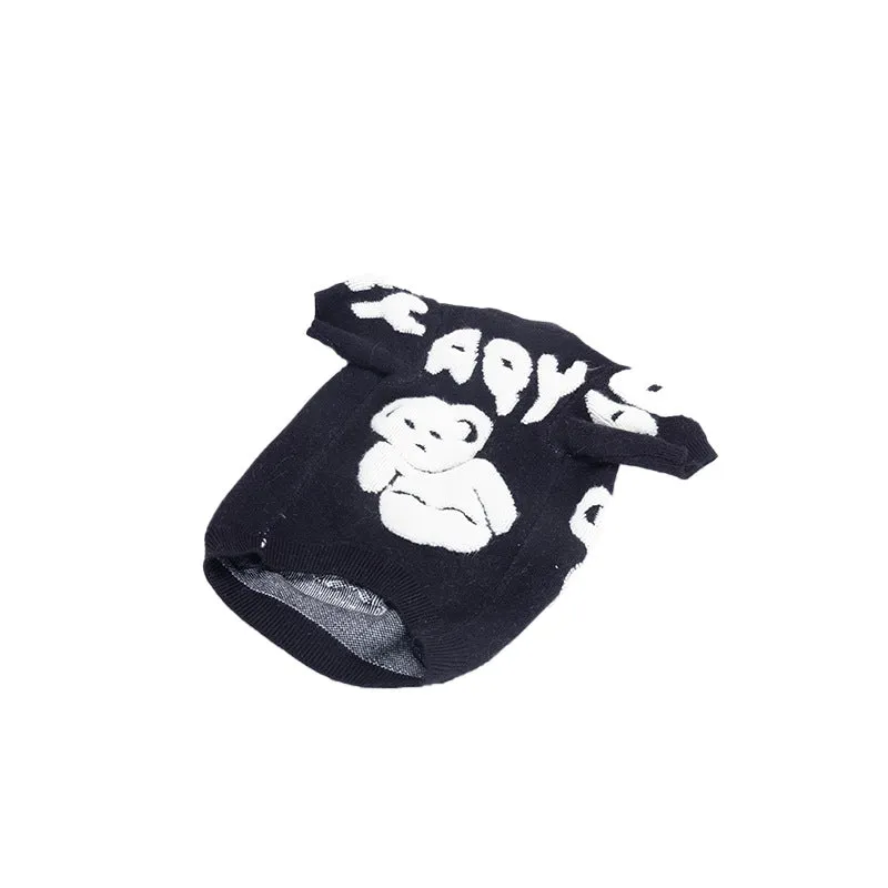 Pet Fashion Brand Sweater- Small Dog -Cute Cat Dog Clothes- Autumn and Winter