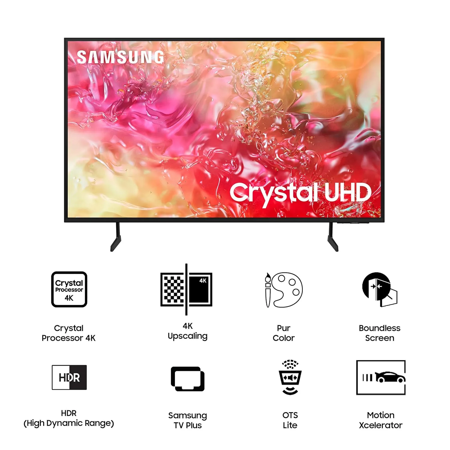 Samsung UA55DU7660KLXL 55 inches 4K Ultra HD Smart LED TV (Black)