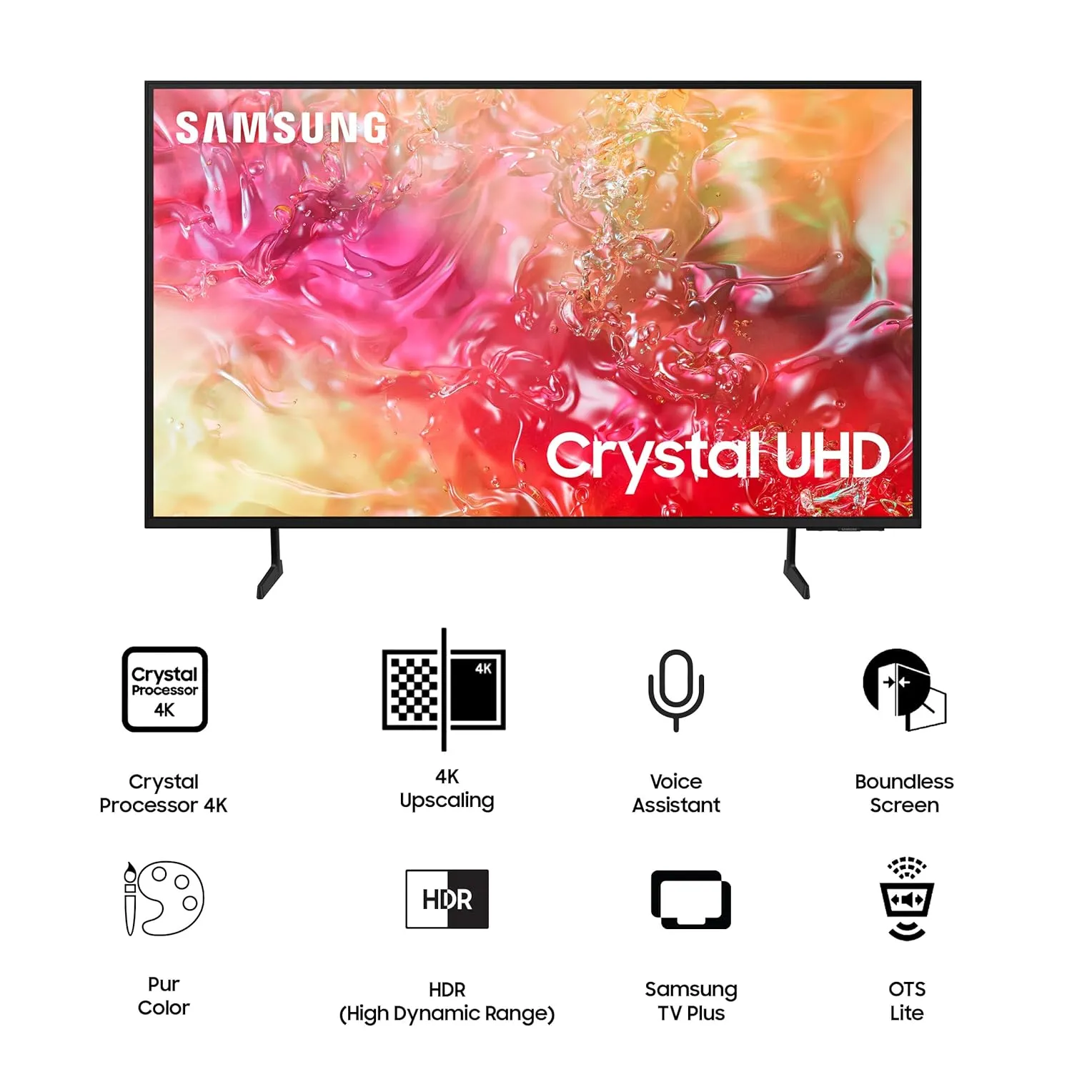 Samsung UA55DU7700KLXL 138 cm (55 inches) 4K Ultra HD Smart LED TV (Black)