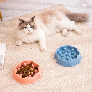 Slow Feeder Cat Bowl - Anti-Gulping, Non-Slip Design