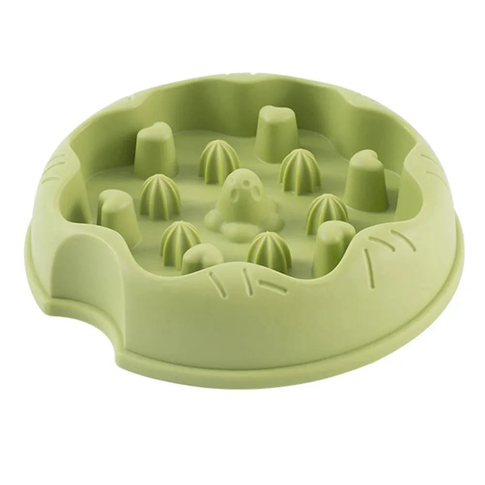 Slow Feeder Cat Bowl - Anti-Gulping, Non-Slip Design