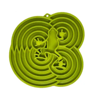 SodaPup Enrichment Feeding Tray For Dogs (Green Water Frog)