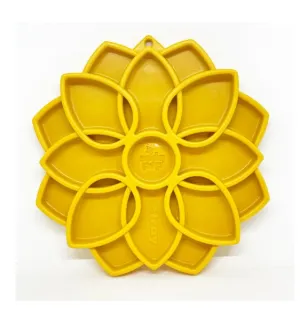 SodaPup Enrichment Feeding Tray For Dogs (Yellow Mandala)