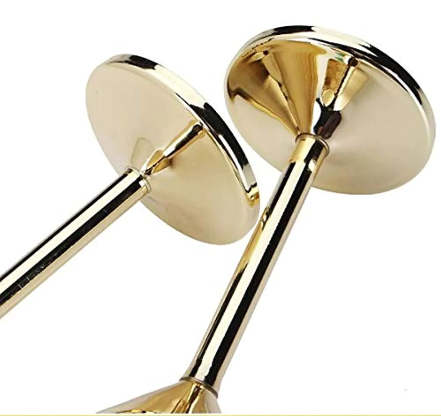 Stainless Steel Champagne Flutes Glass Set of 2,(gold)