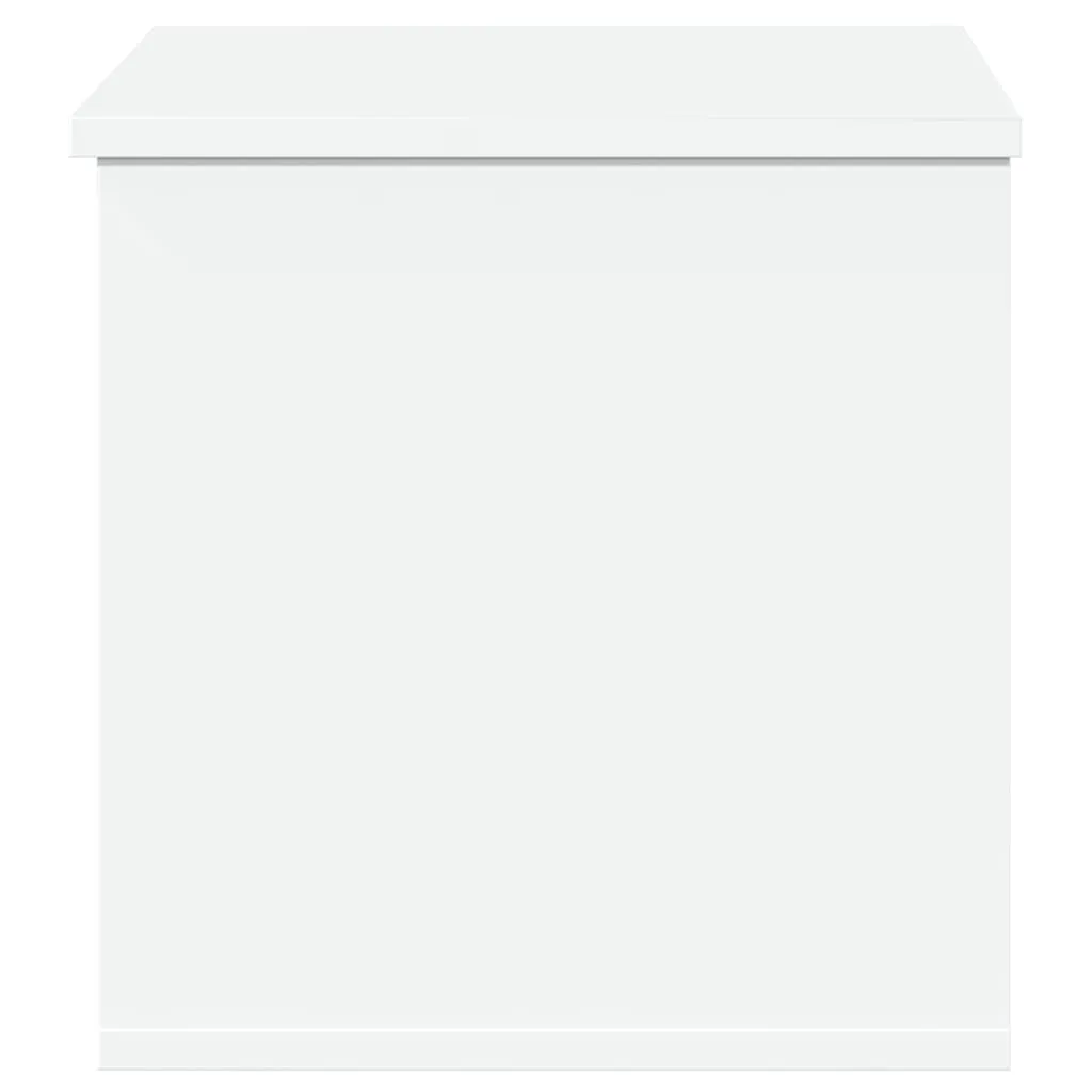 Storage Box White 60x35x35 cm Engineered Wood