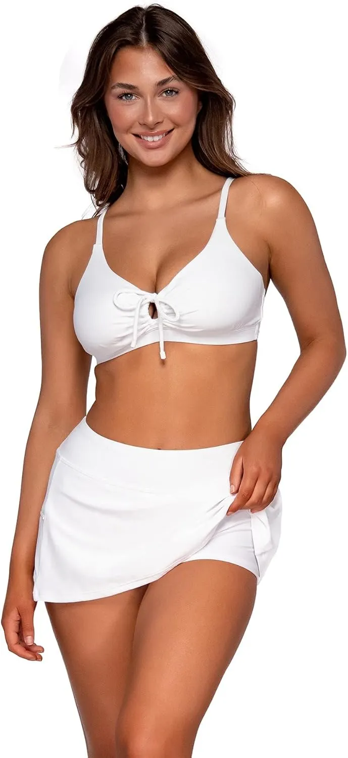 Sunsets Women's Standard Sporty Swim Skirt Swimsuit Bottom with Inner Shorts