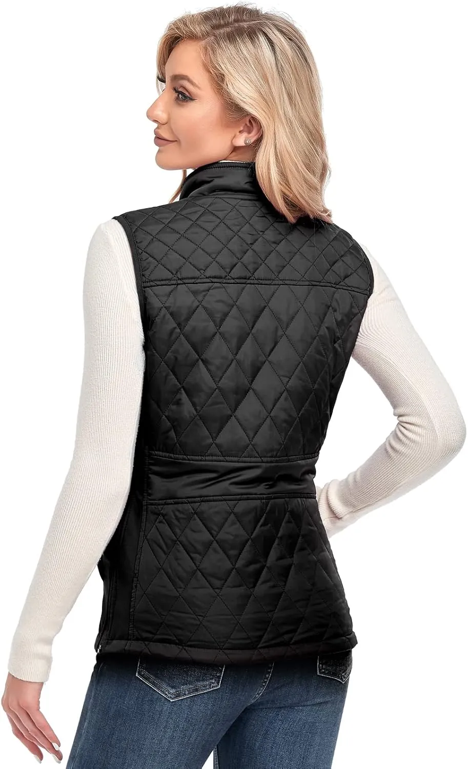 Vofuoti Heated Vest Women with Battery Pack Included, Lightweight USB Rechargeable Electric Heating Vest