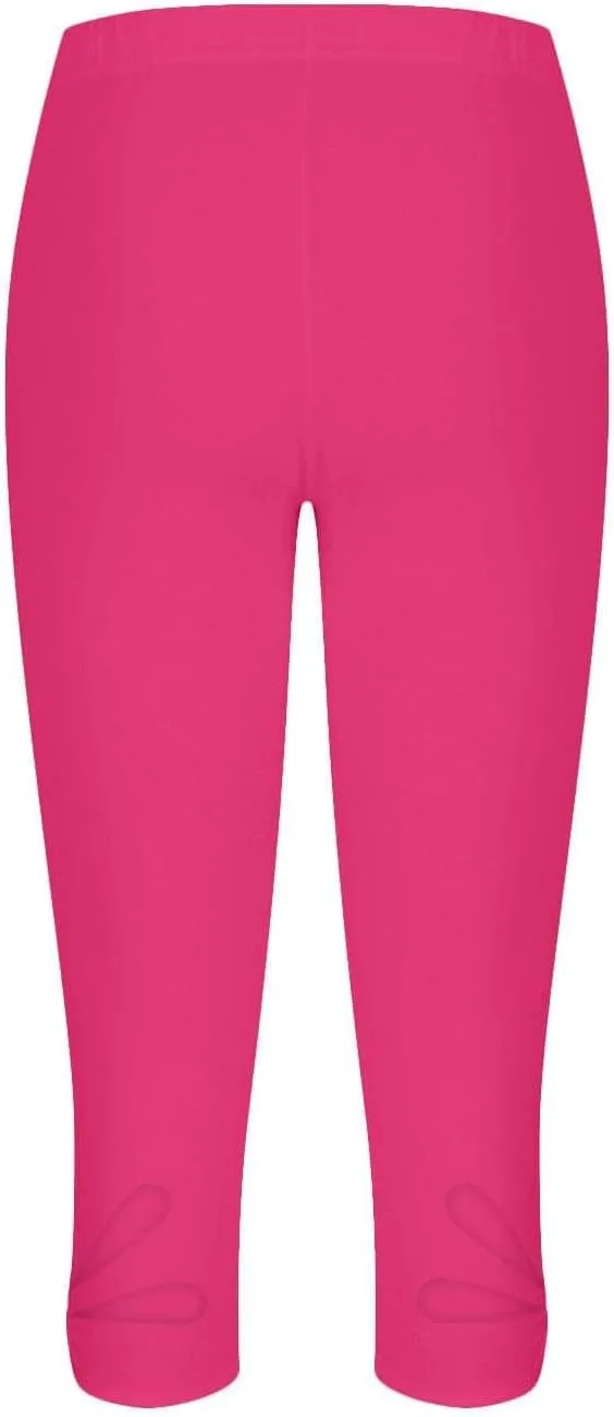 Women Capri Leggings 2025 Dressy Casual Summer Capris Comfy Knee Length Crop Pants Trendy Workout Compression Pants