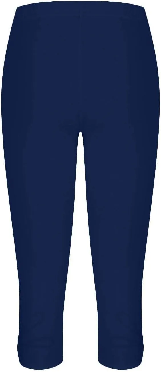Women Capri Leggings 2025 Dressy Casual Summer Capris Comfy Knee Length Crop Pants Trendy Workout Compression Pants