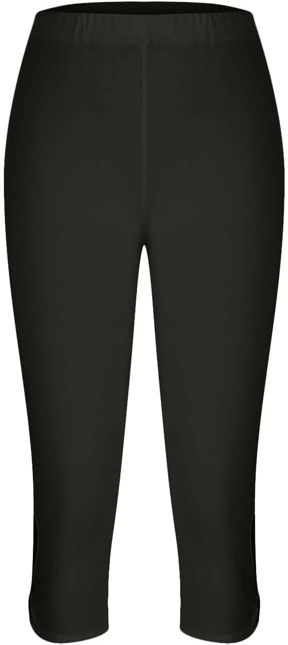 Women Capri Leggings 2025 Dressy Casual Summer Capris Comfy Knee Length Crop Pants Trendy Workout Compression Pants