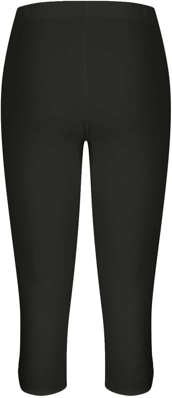 Women Capri Leggings 2025 Dressy Casual Summer Capris Comfy Knee Length Crop Pants Trendy Workout Compression Pants