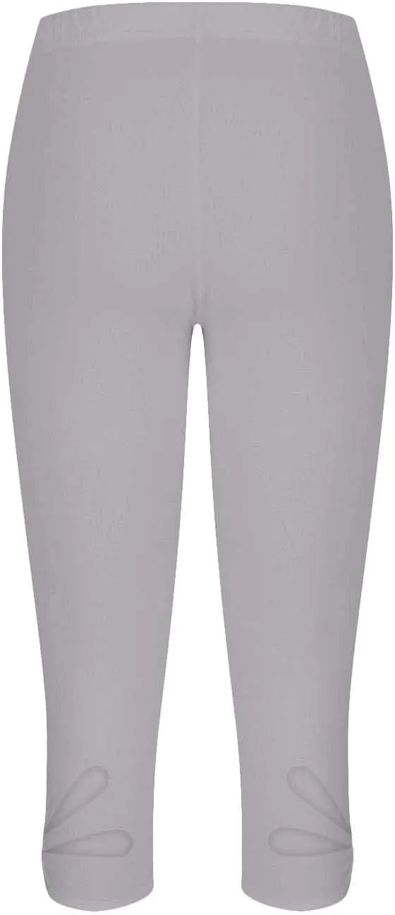 Women Capri Leggings 2025 Dressy Casual Summer Capris Comfy Knee Length Crop Pants Trendy Workout Compression Pants